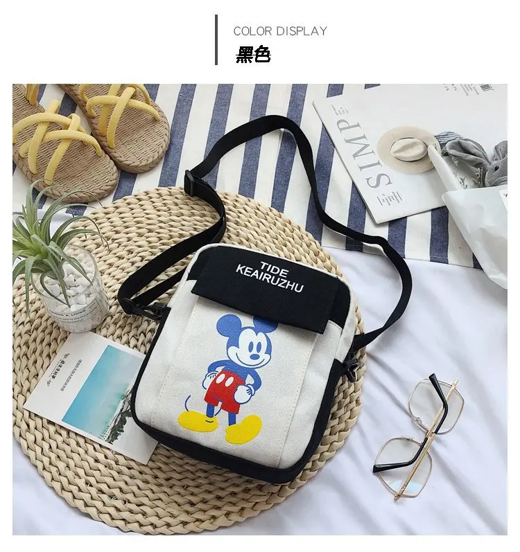 Disney парусиновая обувь линейки Мобильный телефон сумка девушка с