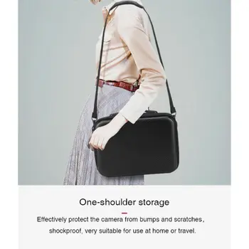 

PU/Nylon Storage Bag Box with Shoulder Strap Propeller Protection Blade Holder Protector for D-JI Mavic Air 2 Drone