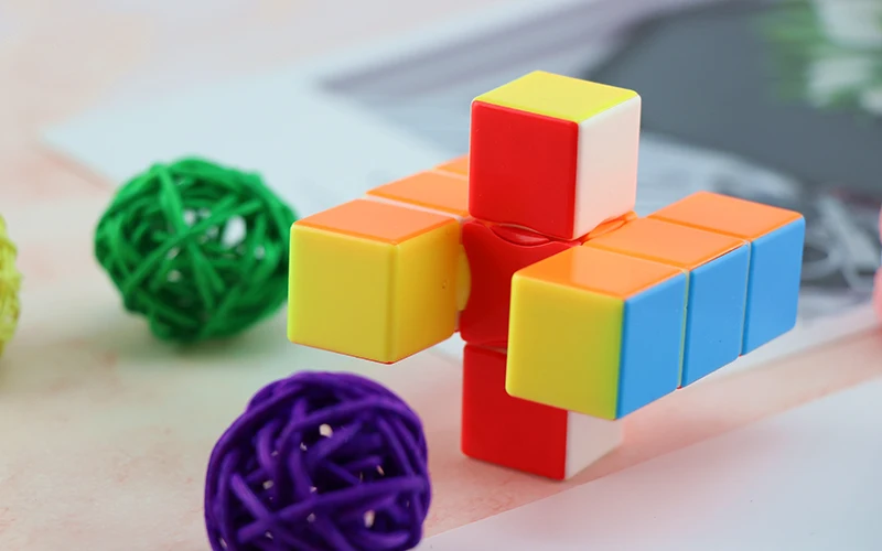 Yongjun 133 Cubo Magic 1x3x3 133 Cubo Stickerless Puzzle шесть цветов Twist 3x3x1 обучающие игрушки для детей
