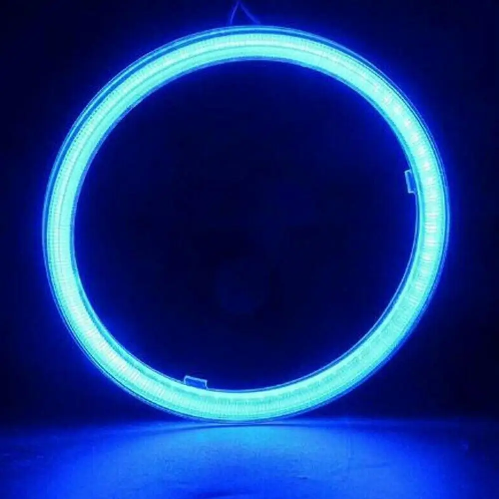 2 шт./компл. автомобильные кольца COB RGB 70 мм Halo фары для автомобиля Ангельские