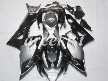 

Injection New ABS Motorcycle Full Fairings Kit Fit For SUZUKI GSX-R1000 K5 2005 2006 05 06 GSXR1000 body set Custom Silver black