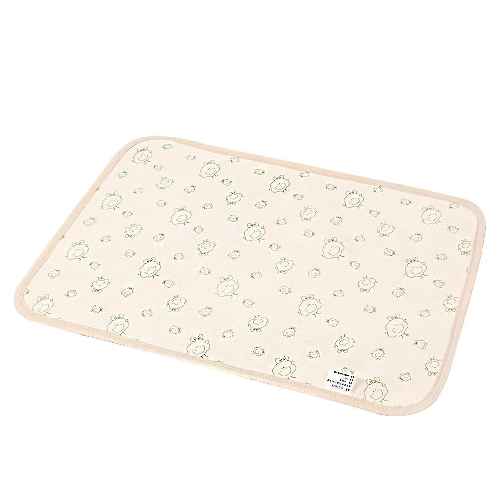 30*45cm Diaper Changing Mat Portable Waterproof Nappy Changing Pad Cover Breathable Baby Diaper Urine Pad Reusable Wipes - Цвет: Baby
