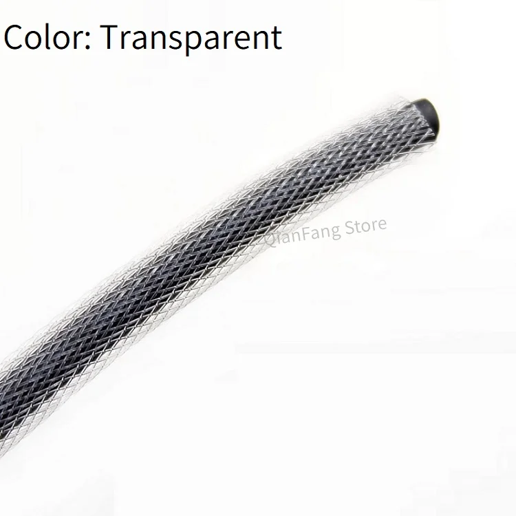 Tubo intrecciato da 5 m, diametro 3 mm, 6 mm, 8 mm, 10 mm, arancione/blu/ grigio/nero/viola/bianco/rosso/rosa/verde/giallo (3 mm, giallo