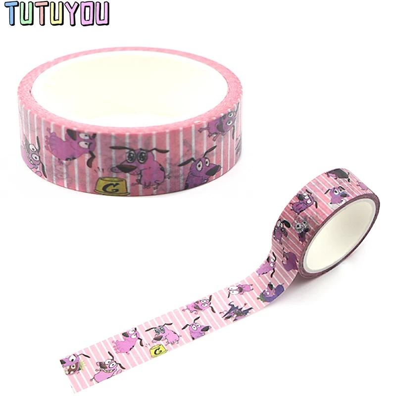 

PC303 Cartoon Dog Cute Cartoon Washi Tapes Scrapbooking DIY Decorative Creative Kawaii Masking Tapes