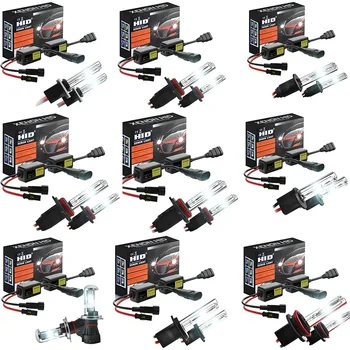 

2Pcs Xenon Hid Headlight Hid Lamp Fog Light Car Bulbs All in One Mini Size Super Mini Xenon Light Set 3000K