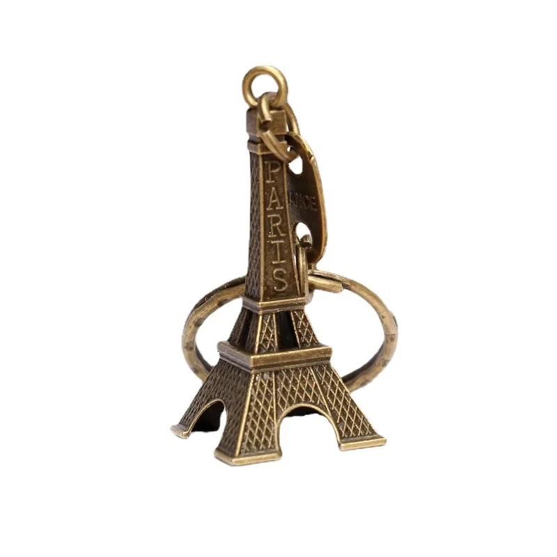 10pcs Fashion Paris Eiffel Tower Shape Keychain Novelty Gadget Trinket Souvenir Christmas Gift Keychain Drop Shipping