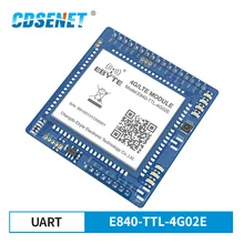 E840-ttl-4G02E 4G LTE IPX интерфейс ttl UART беспроводной приемопередатчик LTE-FDD WCDMA GSM последовательный порт к серверу двунаправленный модуль
