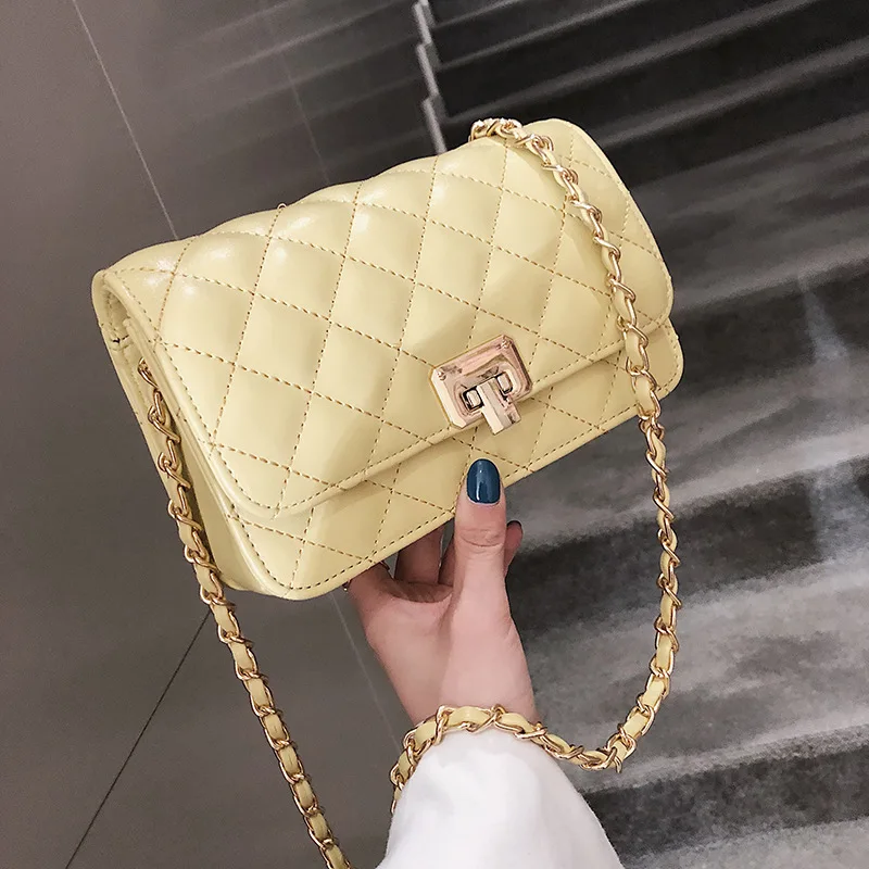 

Manufacturers Direct Selling Rhombus Chain Square Sling Bag 2019 New Style Fashion Korean-style Versatile Crossbody Bag a Genera