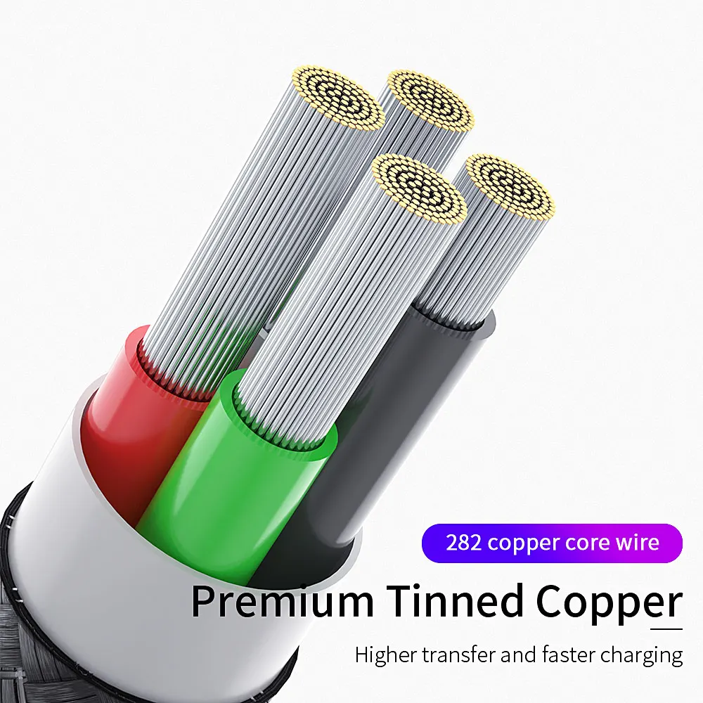 Usb кабель Essager 5A Type C для Huawei Mate 20 P30 P20 P10 P9 Pro OPPO R9 R7 R5 USBC быстрой зарядки 4 0 с
