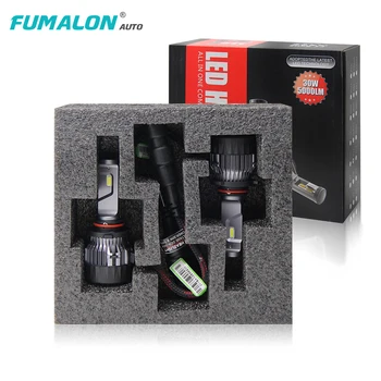 

FUMALON LED CSP Chips 9005 HB3 9006 HB4 HIR2 9012 H1 H4 H8 H11 LED Lamps for Car 12V H7 Led Light Bulbs for Automotivo Scooter