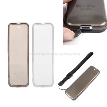 

Soft TPU Transparent Cover For Apple TV 4 Remote Control Back Protective Case Simple Design O23 dropship