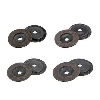 

uxcell 5/10Pcs Flap Disc Abrasive Grinding Wheel Flap Sanding Disc Aluminum Oxide to fiberglass plastics woods metals
