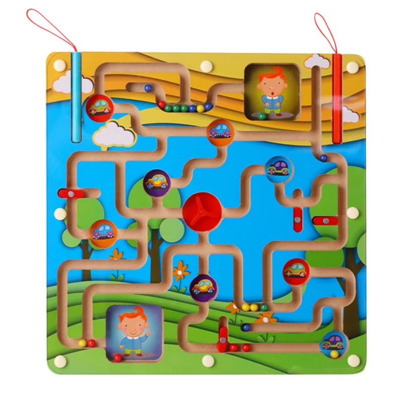 magnetic maze toy