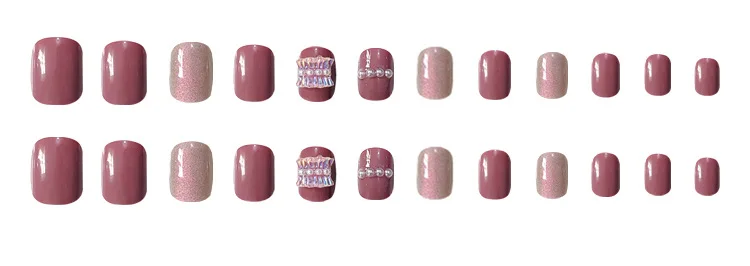 Short Round Fake Nails Star Clouds Press On False Nail Tips with Designs Set Bow French Nail Art Decoration Manicure Tools Short Round Fake Nails Star Clouds Press On False Nail Tips with Designs Set Bow French Nail Art Decoration Manicure Tools
