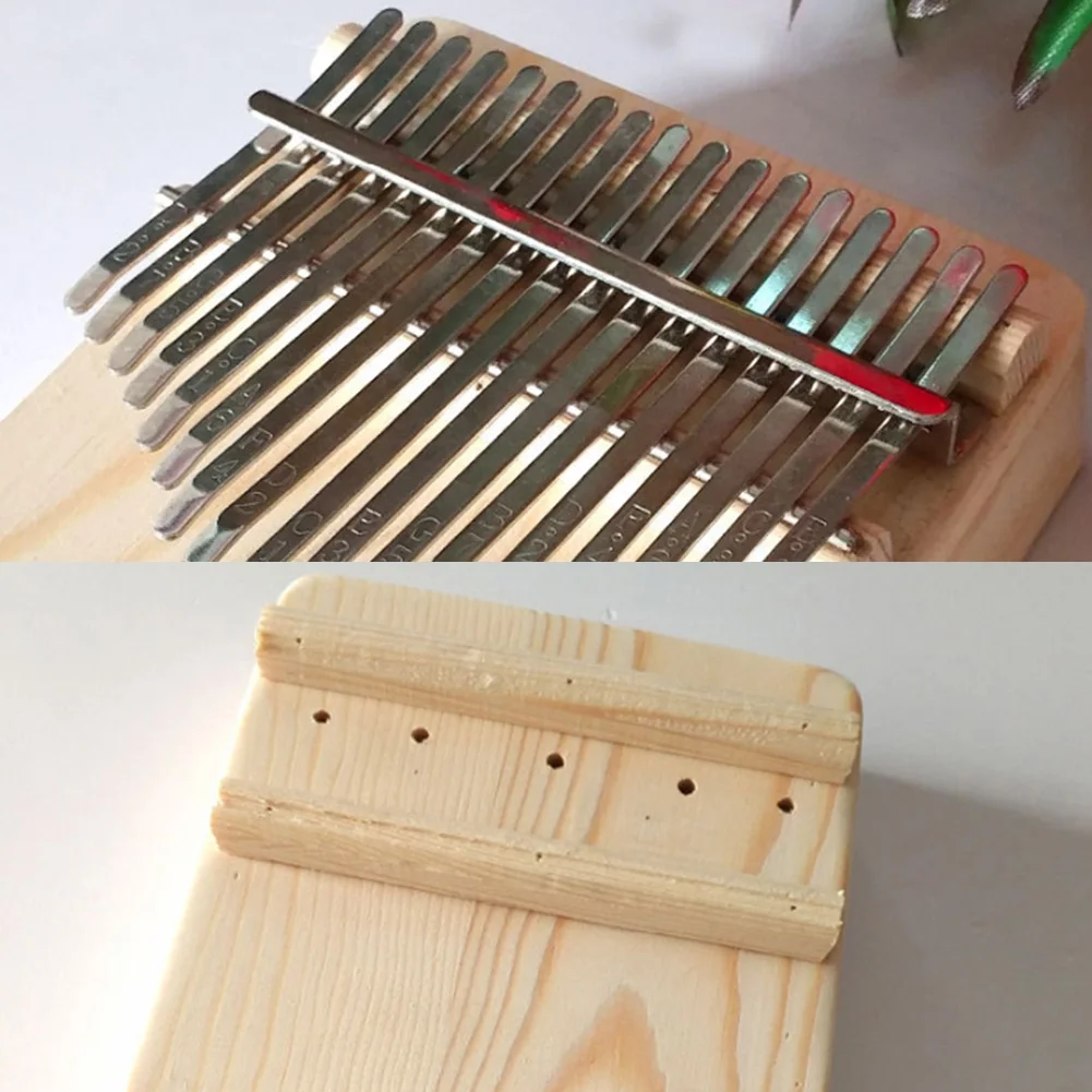 Simple Assembly 17 keys Kalimba Handwork DIY Kit Wood Finger Thumb Piano 10-key Kalimba for Childre