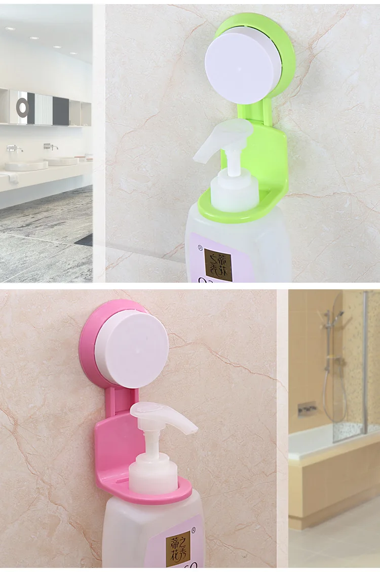 Поперечная граница Amazon Candy-цветной душ с присоской гель Висячие ванная комната mu Yu LU пинг палка волшебный крючок кажущийся подвесной