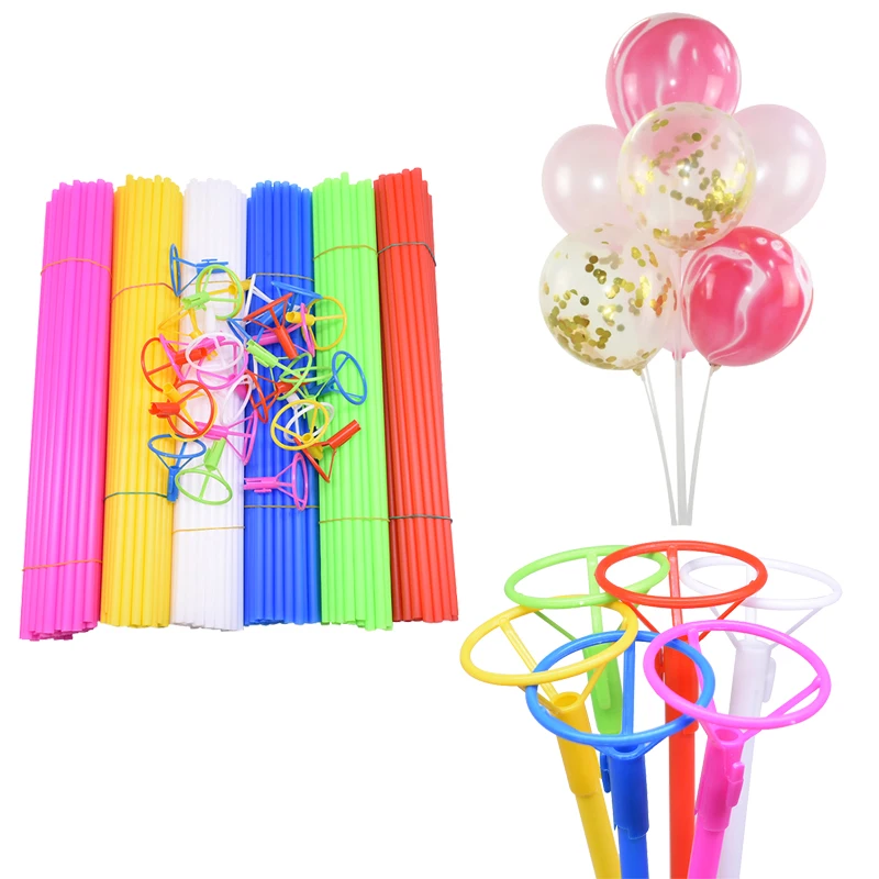 40 см воздушный шар палочка держатель воздушных шаров палочки с чашкой стержни для Аксессуары для воздушного шара День рождения Свадьба Вечеринка шары украшения