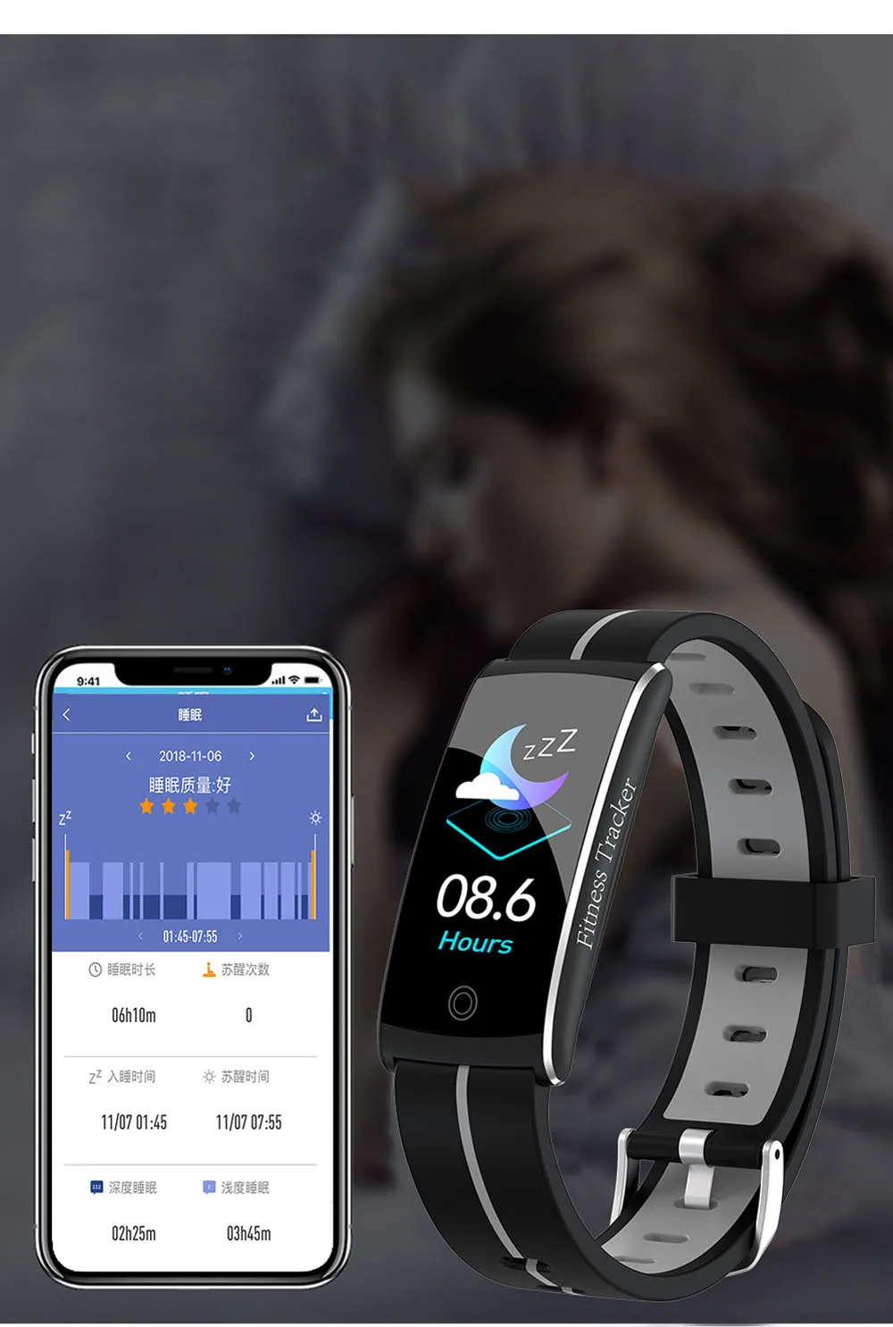 Смарт-часы для женщин спортивный браслет bluetooth мониторинг сердечного ритма водонепроницаемый мониторинг женский физиологический цикл smartwatch