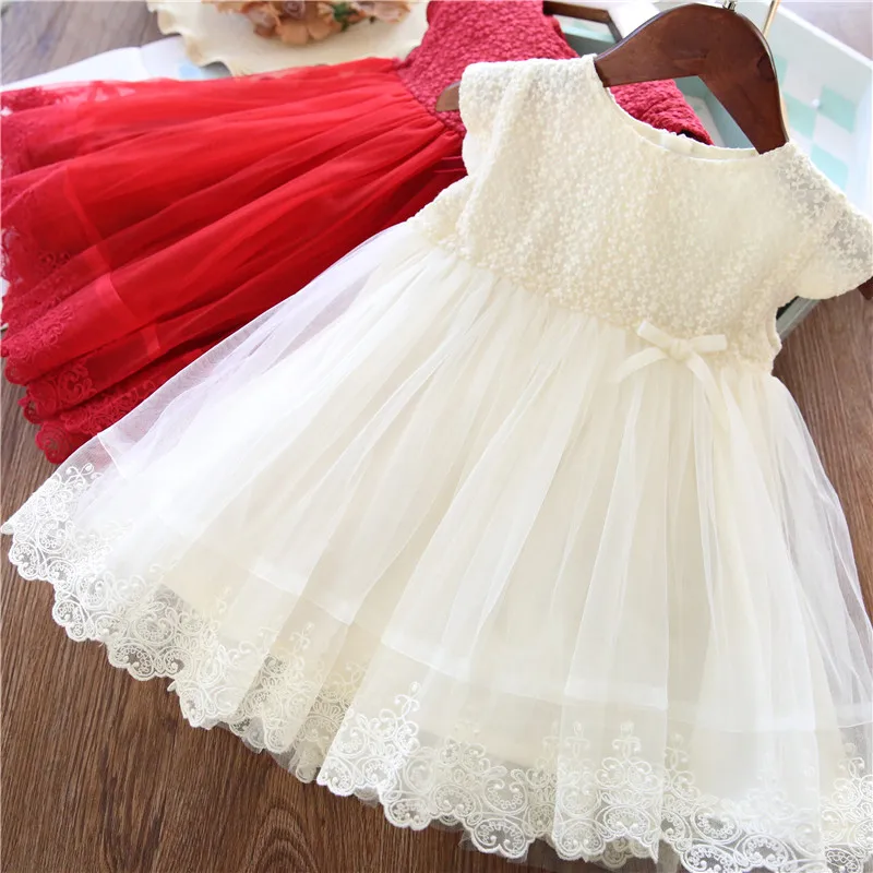 Lace Girl Party Dress Children Clothing Princess Kids Dresses For Girls Causal Wear 2