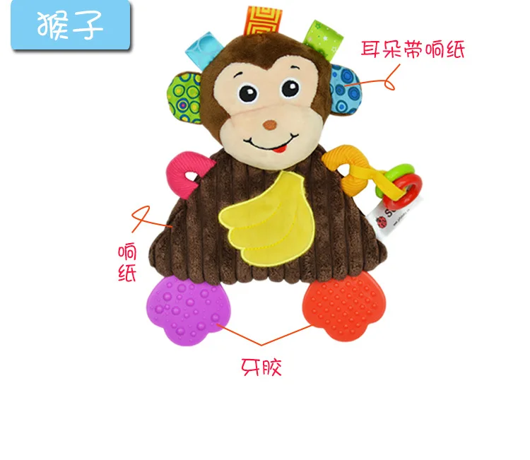 Sozzy стиль игрушка в виде животного успокаивающее полотенце с xiang zhi пустышка игрушка мягкая игрушка