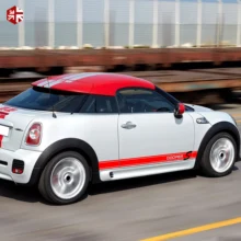 ##Special Price 2 Pcs Door Side Stripes Skirt Sticker Vinyl Car Body Decal For MINI Cooper S Coupe R58 Carbio R57 Roadster R59 JCW Accessories ##Special Price 2 Pcs Door Side Stripes Skirt Sticker Vinyl Car Body Decal For MINI Cooper S Coupe R58 Carbio R57 Roadster R59 JCW Accessories