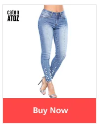 CatonATOZ 2176 женские джинсы для мам с высокой талией в стиле пэтчворк, женские эластичные джинсовые штаны с боковой полосой, обтягивающие брюки для женщин