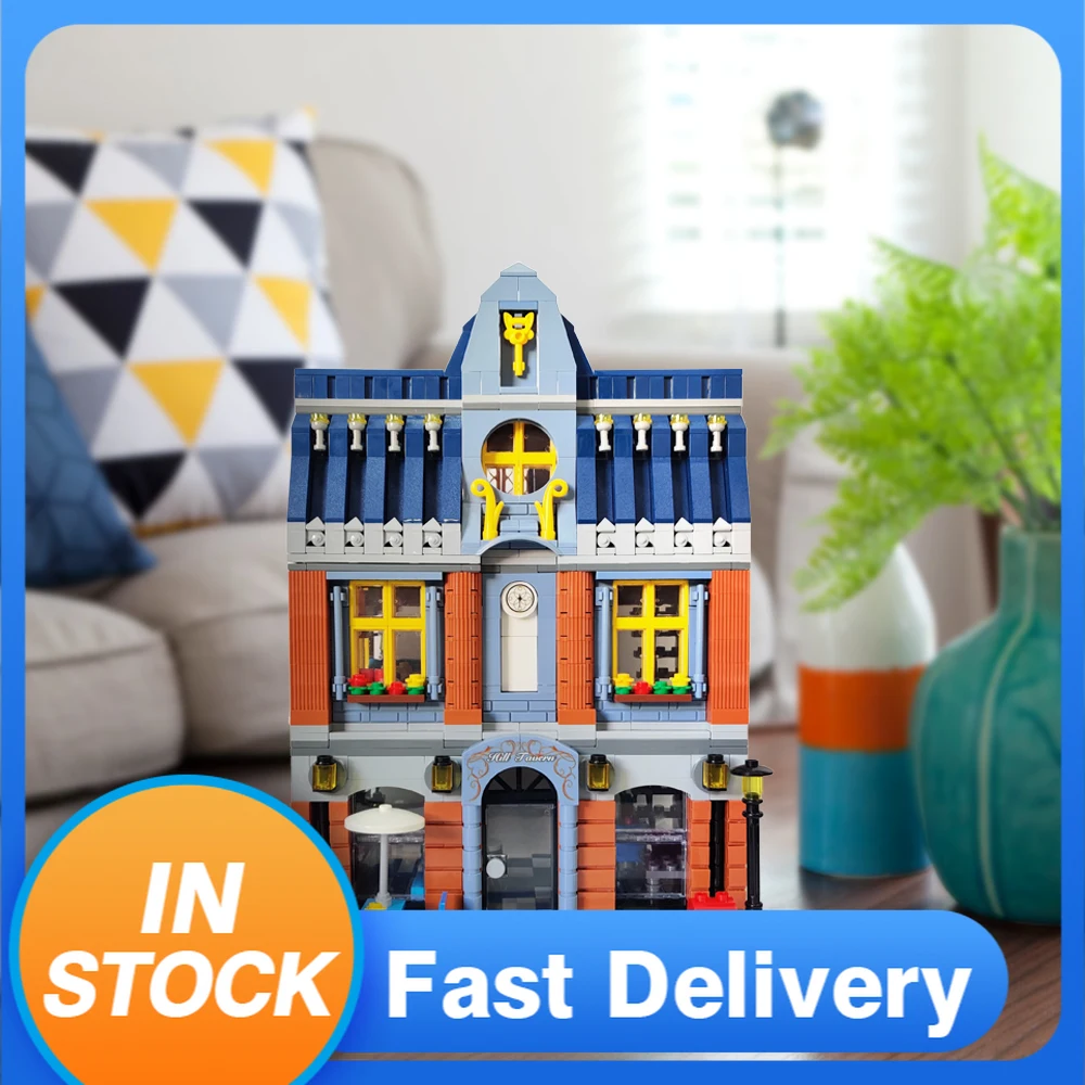 QL0935 1367 шт. строительные блоки в наличии ZHEGAO конструкторы конструктор MOC Street View Series