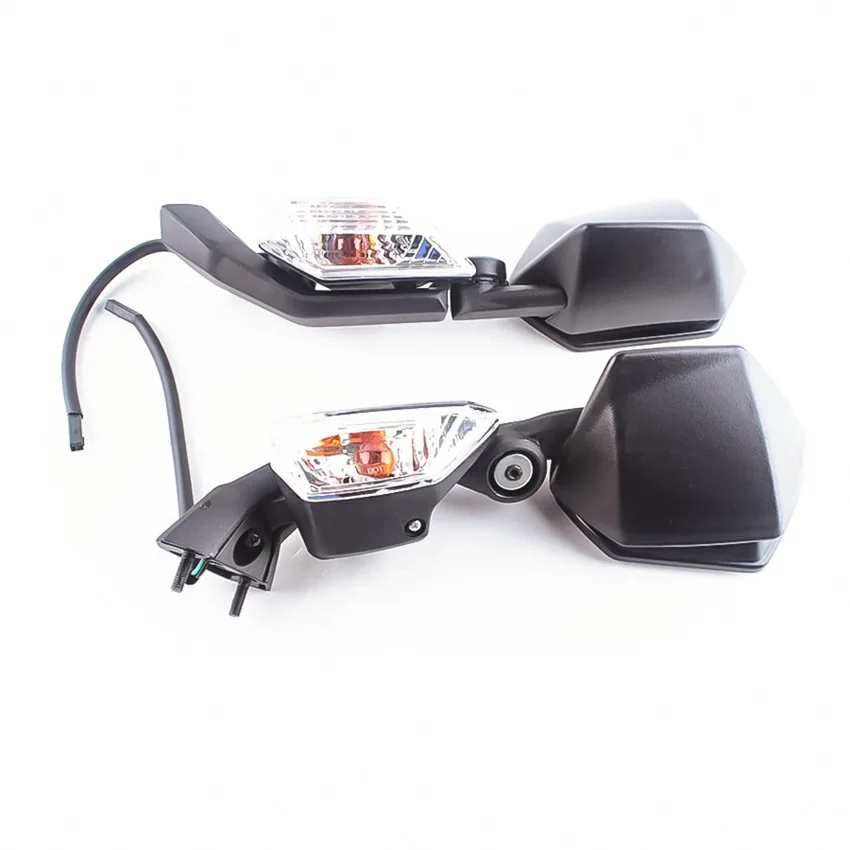 

For Kawasaki Ninja ZX10R 2008 2009 2010 ABS Plastic Rear View Mirror w/LED