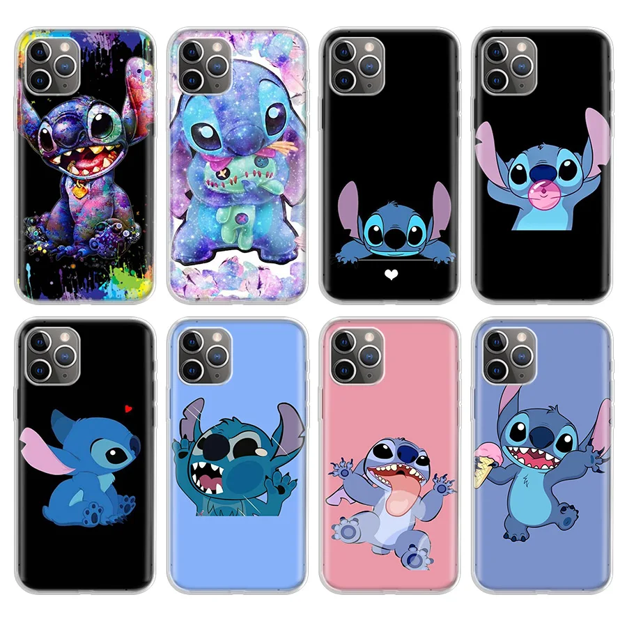 

Cartoon Cute Stich Stitch Phone Case For Apple iPhone 11 Pro 6 6S 7 8 Plus + X 10 Ten XS MAX XR 5 5S SE Soft Phone Cover