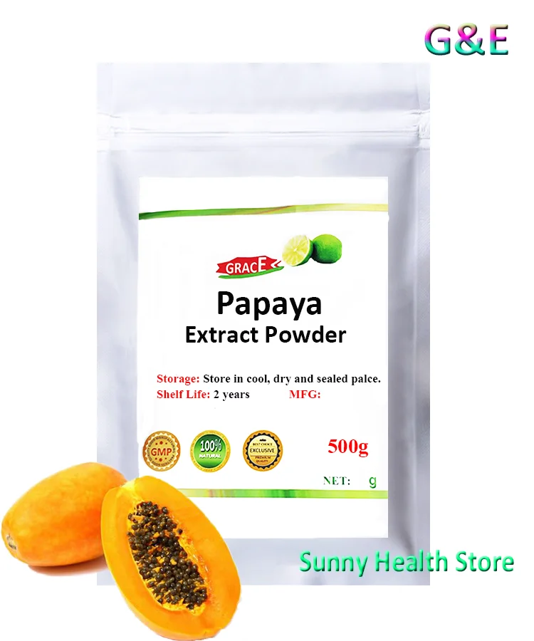 Органический фруктовый порошок Pawpaw, экстракт папайи, 20:1, папаин, энзим, онкология, лимфолеукемия