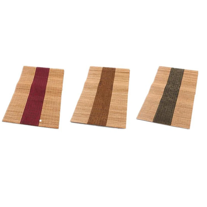 Бытовой коврик для стола Ретро бамбуковый журнальный столик чайный коврик для стола Европейская ткань Специальное предложение настольный флаг 30*60 см