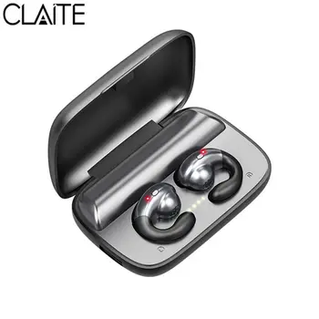 

CLAITE S19 TWS bluetooth 5.0 Earphone Bone Conduction Noise Cancelling Earbuds Wireless HiFi HD Stereo Sports Headphone with Mic