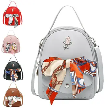 

Women Small Backpack PU Leather Shoulder Bag Ladies Girls Travel Bag