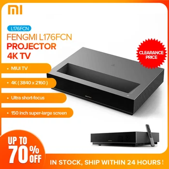 

Original Xiaomi Fengmi 4K Laser Projector ALPD 3.0 1700Ansi Home Theater Projector MIUI TV Support 3D 1700ANSI Laser Projector