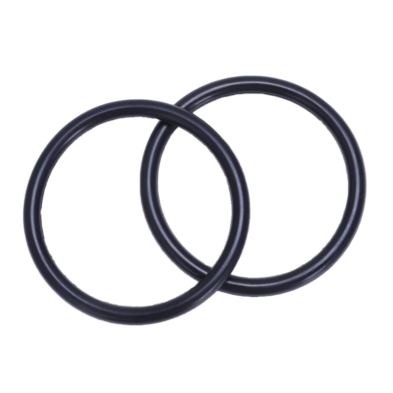 Черный 43 мм наружный диаметр резиновое уплотнительное кольцо 2 шт.|Прокладки| |