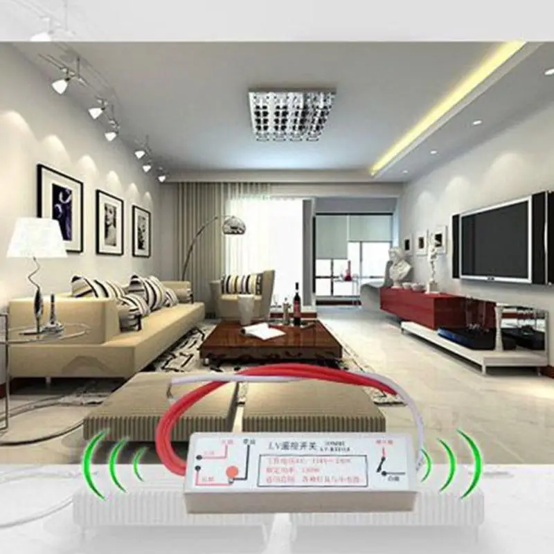 QIACHIP умный дом RF 433 МГц Wifi переключатель настенный светильник тип обучения беспроводной пульт дистанционного управления Переключатель через RM2 RM Pro светильник светодиодный лампы