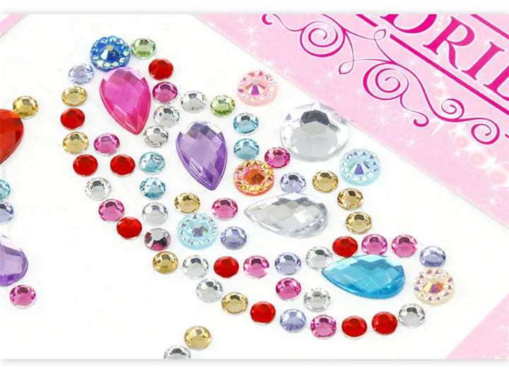 2   Jewelry Accesories Crystal Pearl Sticker Dragonfly Flower Crown Pattern Rhinestones Stickers For Mobile Phone Car Decorative