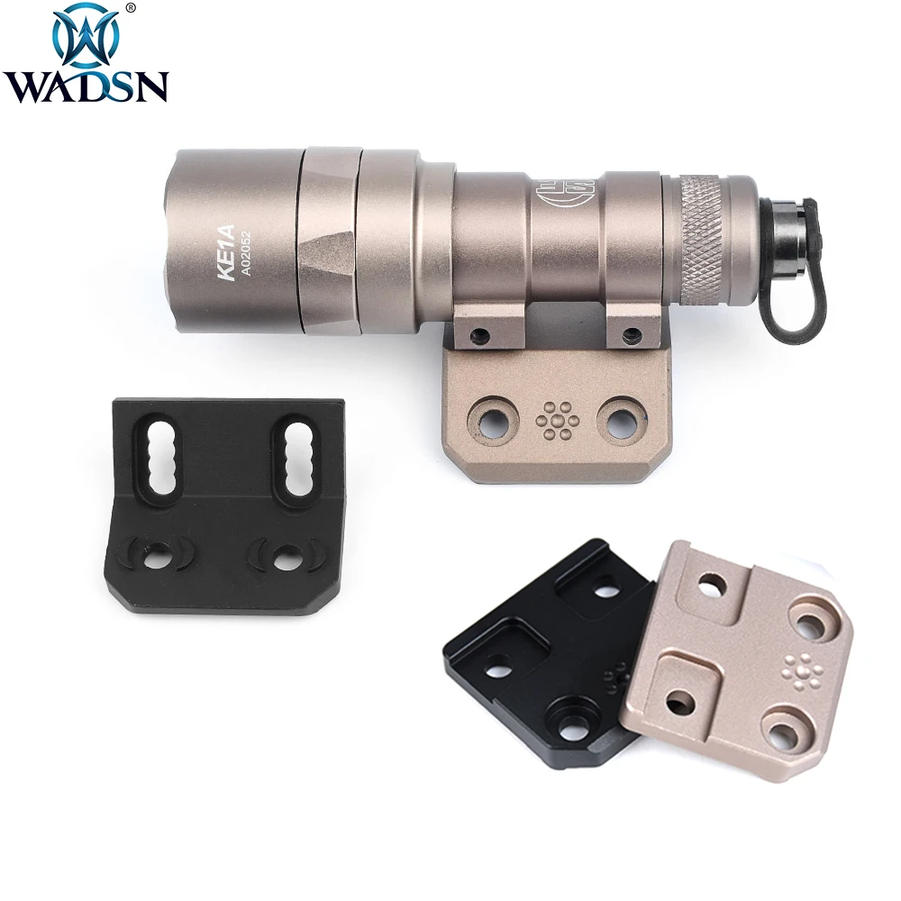 WADSN страйкбол Handguard Правый ангел Mlok Keymod Rail офсетное Боковое крепление для M300 M600