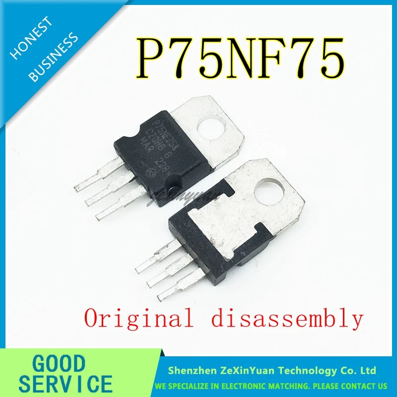 50 шт./лот STP75NF75 STP75N75 P75NF75 75NF75 75N75   MOSFET N CH 75 в 80A 300 Вт TO 220 3(TO 220AB) б/у оригинальная разборка|inverter for|lot lotinverter mosfet | АлиЭкспресс