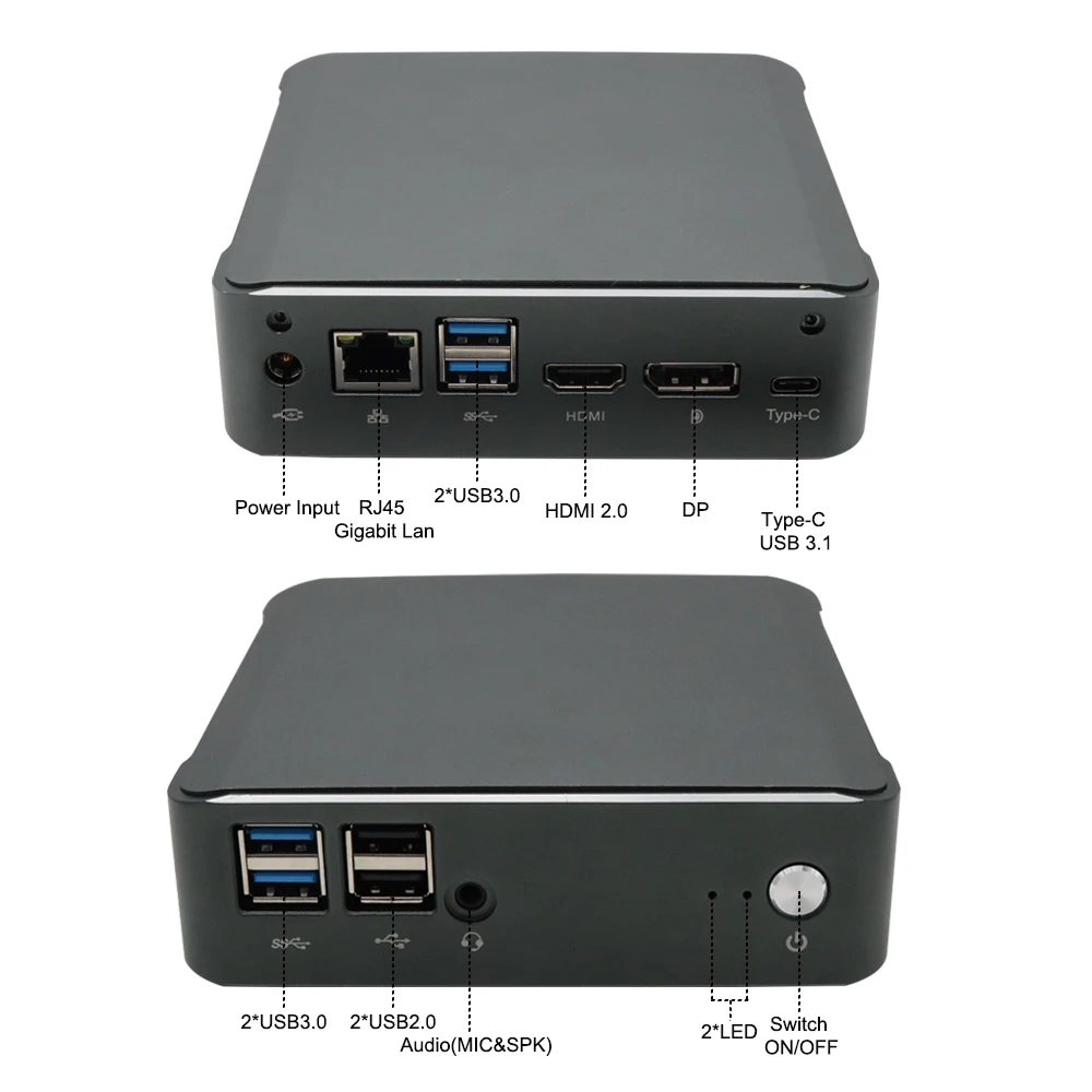 Eglobal New arrival 8th Gen gaming computer intel core i7 8565U/i5 8265U cheap price win10 pro mini