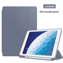 Умный чехол с карандашом для нового iPad 9,7 дюймов Чехол Мягкий силиконовый чехол для iPad 5th 6th A1822 A1823 A1893 A1954