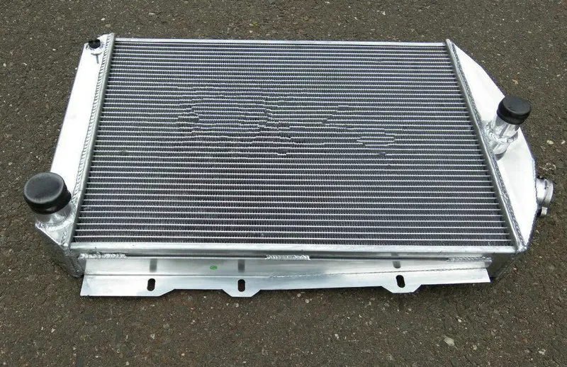 Алюминиевый радиатор+ вентилятор для Chevy hot/street Rod 350 V8 WO trenny Cooler MT 62 мм 1938
