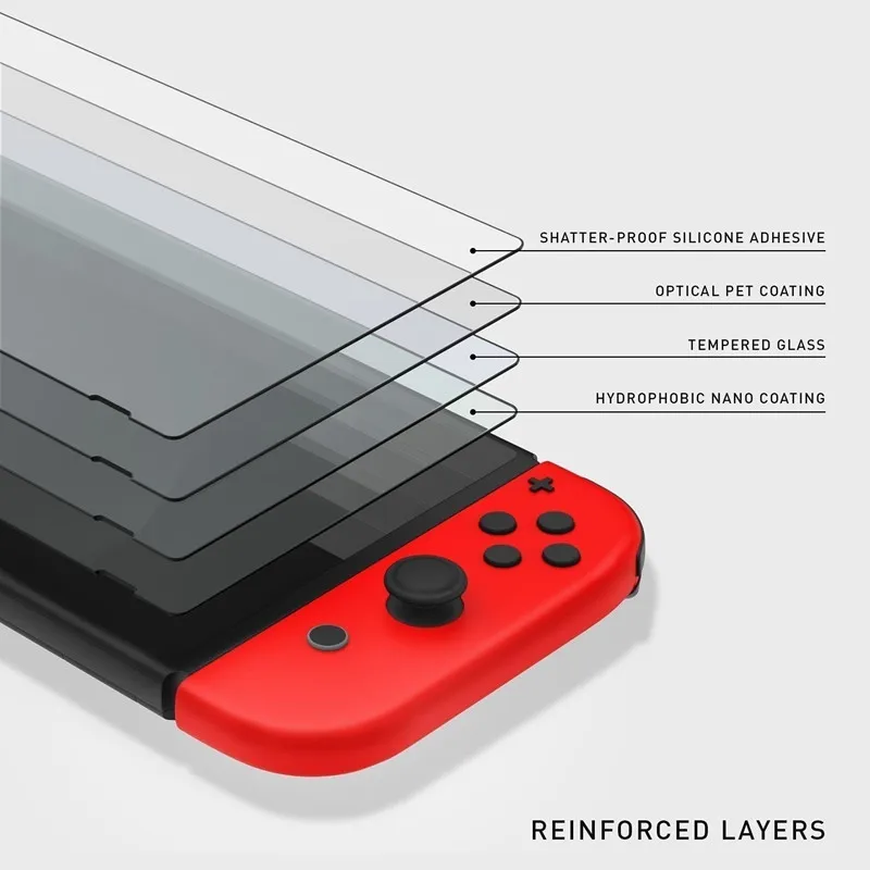 Протектор экрана из закаленного стекла для nintendo Switch Lite, nintendo Switch, nintendo switch, Защитное стекло для экрана Ecran Verre Tremp