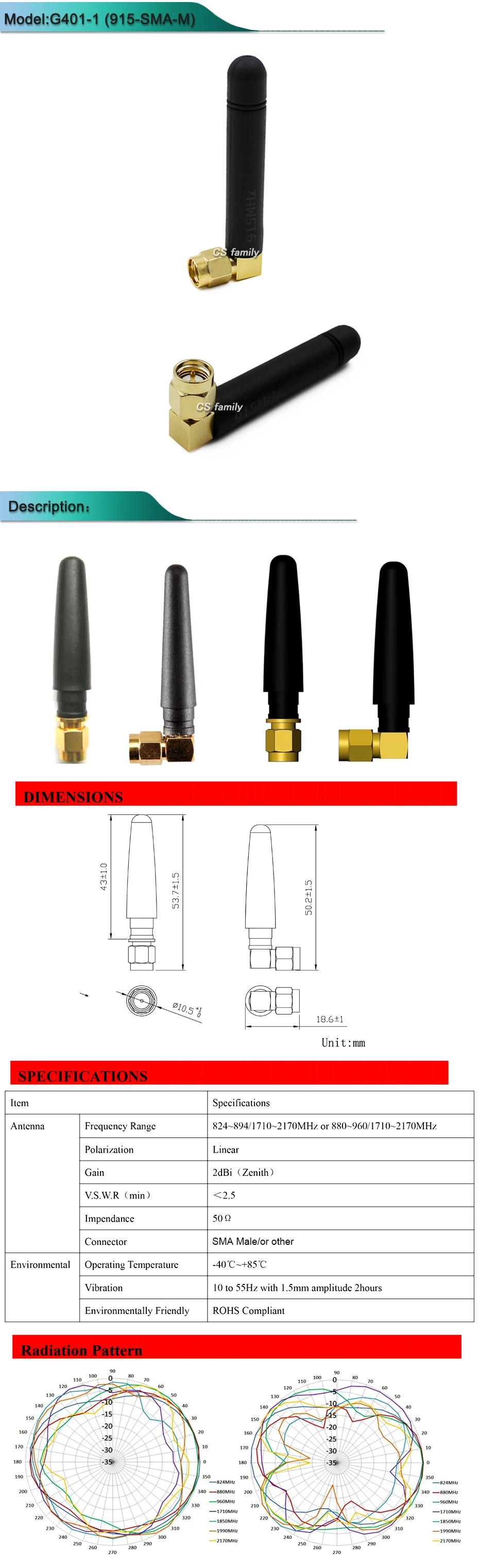 CS-G401-1（915-SMA-M）详情页