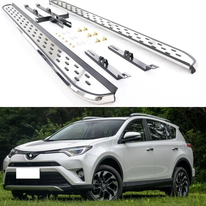 Алюминий для Toyota RAV4 Беговая доска боковые шаги nerf бар педаль хорошее качество