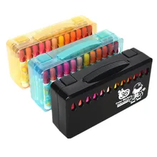 Leão 36 conjunto de cores plástico pacote boxe graffiti pintura escova cabeça grossa aquarela escova pintura arte iniciante conjunto escova