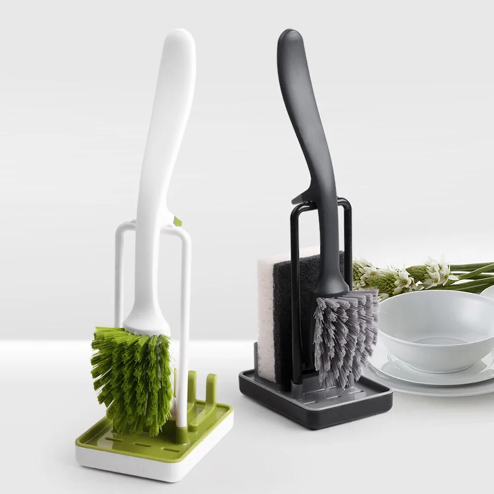 Multifunctional Hunging Long Handle Pan Pot Brush Dish Bowl Washing Cleaning Brush Household Kitchen Cleaning Tools