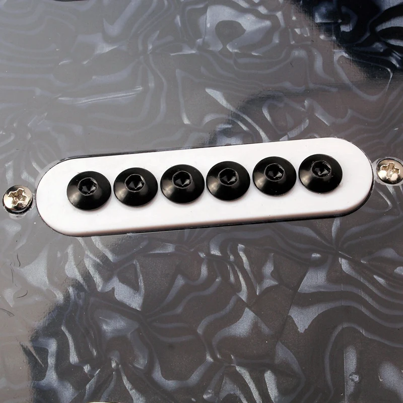 Черный цветок Sss загружен Prewired Pickguard Scratchplate цепи в сборе для электрогитары