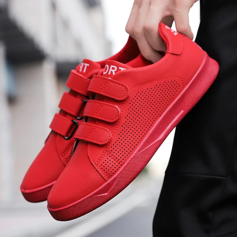 Breathable Men Sneaker Male Shoes Adult Red Black White High Quality Comfortable Non-slip Fashion Soft Summer 365 |