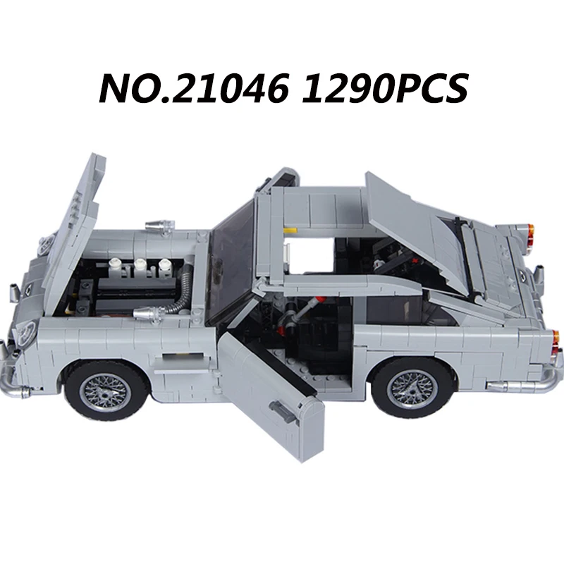 21046 21047 Technic 10262 10265 Ford Car Mustanged строительные блоки power Aston Martined кирпичи king Cararchitecture Игрушки для мальчиков